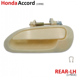 มือจับนอก มือดึงนอก มือเปิดนอกประตูหลัง ข้างซ้าย งานดิบ 1 ชิ้น สำหรับ Honda Accord ปี 1998-2002